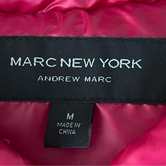 NWT Marc New York- Andrew Marc-Pink- Size Med- Lightweight Vest MSRP $89 - Picture 5 of 7